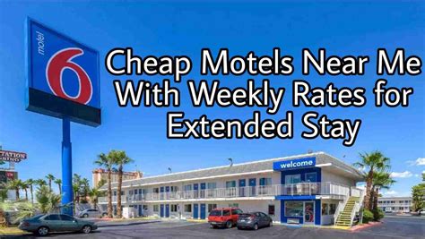Highest day of week. . Motel weekly rates near me